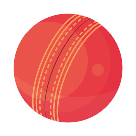 cricket leather ball sportsのイラスト素材