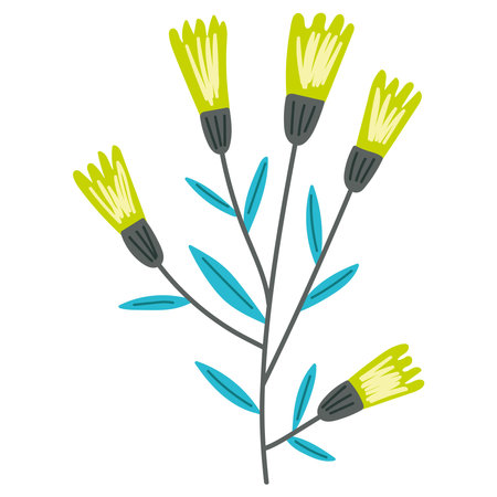 flowers nature iconのイラスト素材