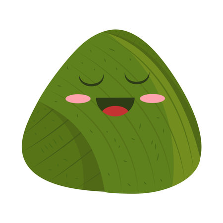 cute happy zongziのイラスト素材