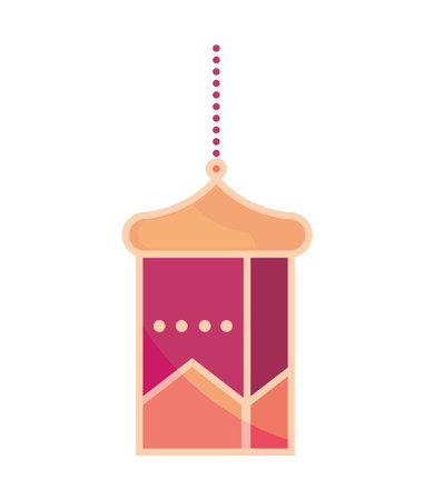 hanging arab lampのイラスト素材