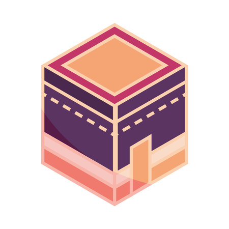 arabic Mecca buildingのイラスト素材