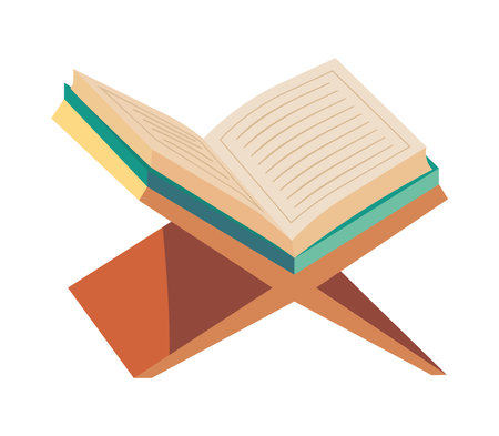 Arabic Quran Bookのイラスト素材