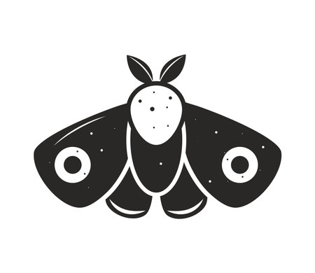 insect esoteric colorlessのイラスト素材