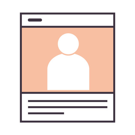 website social mediaのイラスト素材