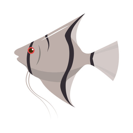 exotic fish iconのイラスト素材