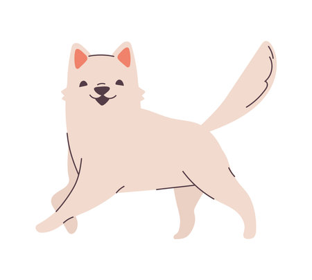 cute dog petのイラスト素材