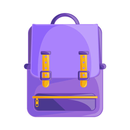 backpack school iconのイラスト素材
