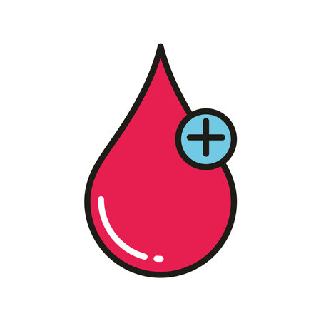 medical blood dropのイラスト素材