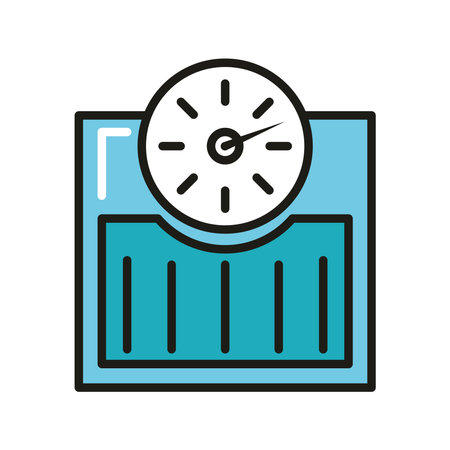 weight scale iconのイラスト素材