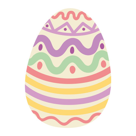 easter decorative eggのイラスト素材