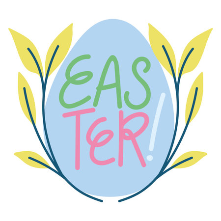 easter egg decorationのイラスト素材