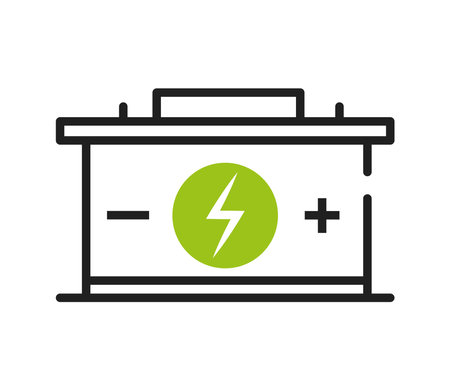 battery electric carのイラスト素材