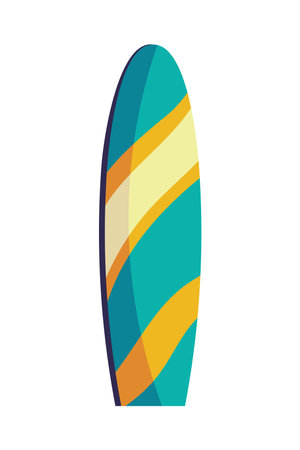 surfboard icon isoaltedのイラスト素材