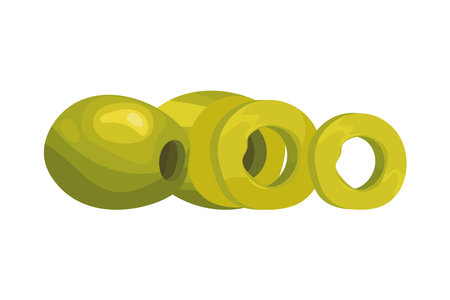 green olives iconのイラスト素材