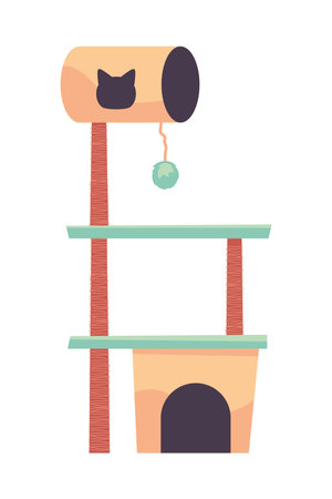 pet house for catsのイラスト素材