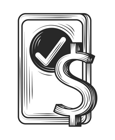 money finance and savingsのイラスト素材