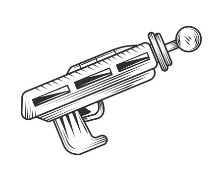 alien gun iconのイラスト素材