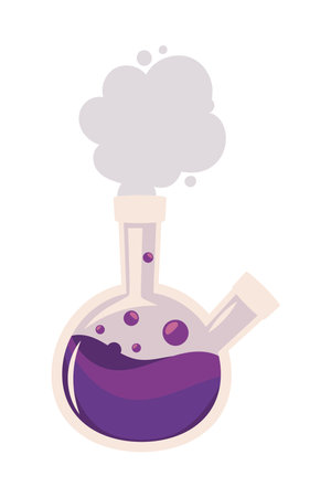 chemical test tubeのイラスト素材