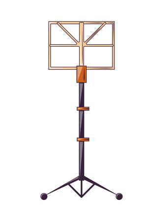 music stand iconのイラスト素材