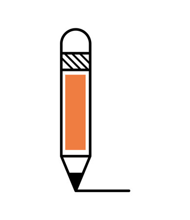 pencil stationery iconのイラスト素材