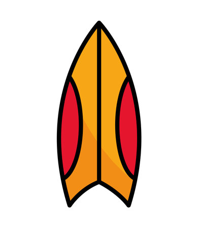 surfboard icon isolatedのイラスト素材