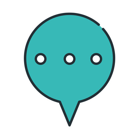 chat bubble iconのイラスト素材