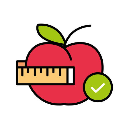 Juicy apple healthy dietのイラスト素材