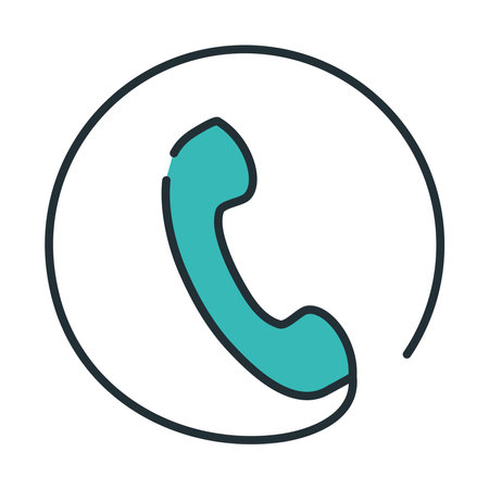 telephone call iconのイラスト素材