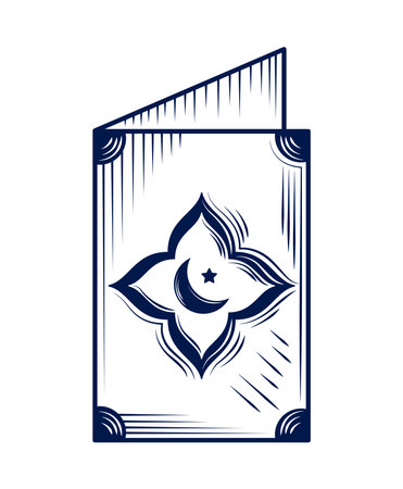 arab greeting cardのイラスト素材