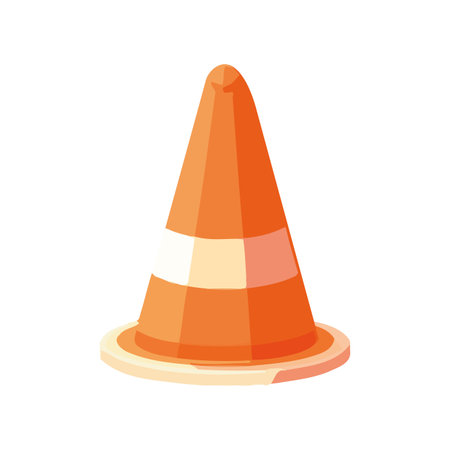 Construction alertness barricade warnsのイラスト素材