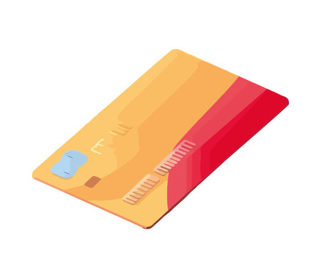 Shopping for success credit cardのイラスト素材