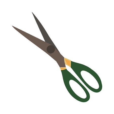 Sharp scissors cut metalのイラスト素材