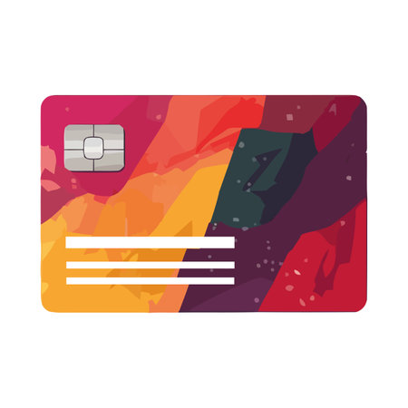 bank credit cardのイラスト素材