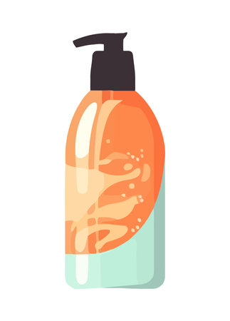 Beauty product container with moisturizerのイラスト素材
