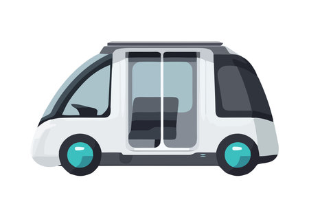 modern car vehicleのイラスト素材