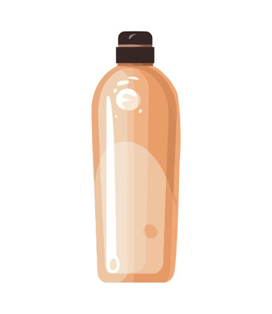 Plastic bottle vector icon liquidのイラスト素材