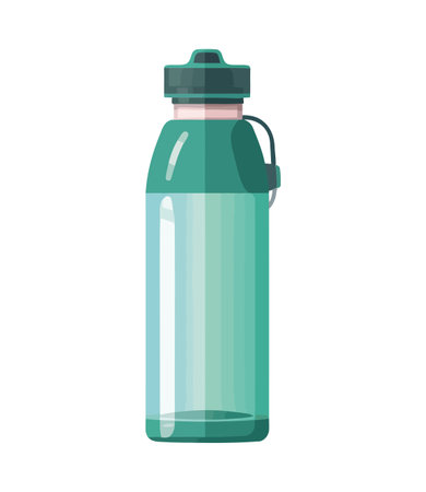 Fresh water in plastic bottleのイラスト素材