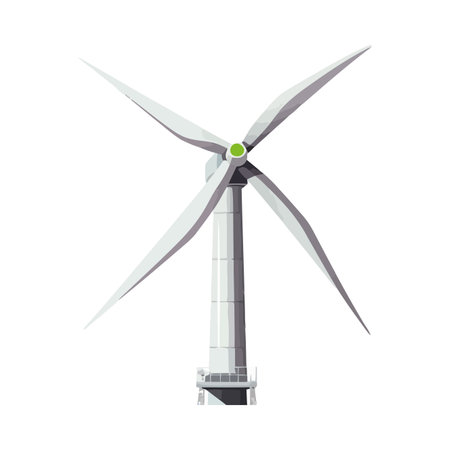 Wind turbines provide clean power