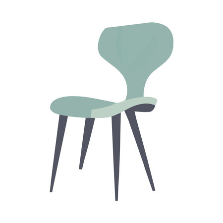 Comfortable armchair symbolizes modern relaxationのイラスト素材