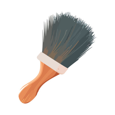 paint brush repair or construction toolのイラスト素材