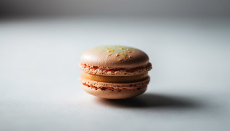 Indulgent French macaroon stack, a sweet celebration generated by artificial intelligenceの素材
