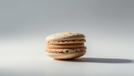 French macaroon stack, a sweet indulgence generated by artificial intelligenceの素材