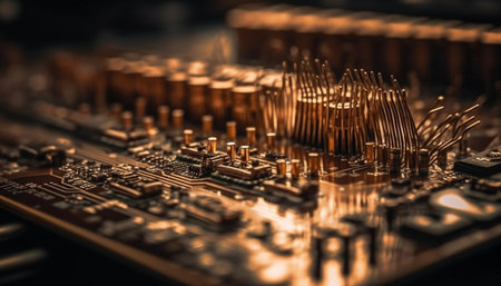 Computer chip, circuit board, electrical equipment, manufacturing generated by artificial intelligenceの素材