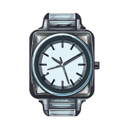 Time symbolized by clock, a modern eleganceのイラスト素材