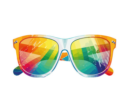 fashion sunglasses accessory trendyのイラスト素材