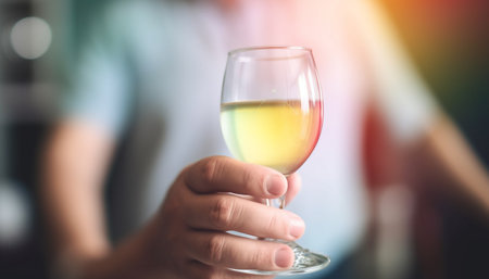 A celebration of life with wine, champagne, and enjoyment generated by artificial intelligenceの素材