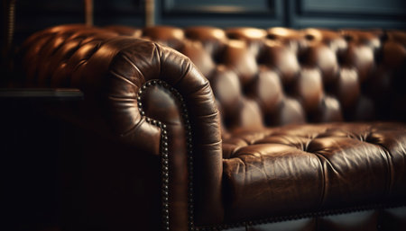 Modern elegance in a luxurious living room with comfortable seating generated by artificial intelligenceの素材