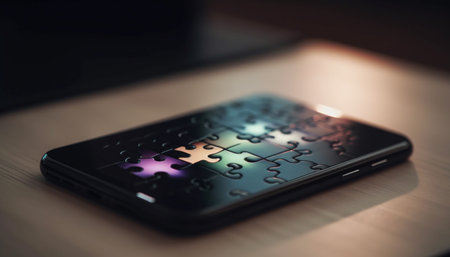 Wireless technology connects global communications for successful business strategies generated by artificial intelligenceの素材