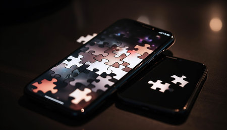 Success in teamwork solving puzzles with strategy and creativity generated by artificial intelligenceの素材