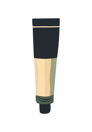 acrylic color tube artisticのイラスト素材